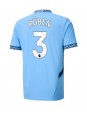 Manchester City Ruben Dias #3 Hjemmedrakt 2024-25 Korte ermer